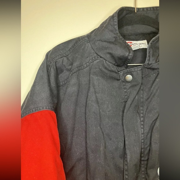 Competitors View Mens Jacket Black Cotton Dale Earnhardt Racing NASCAR Size XL - Picture 2 of 16